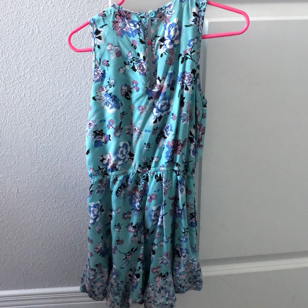 Girls floral shorts Jumpsuit - Picture 2 of 4